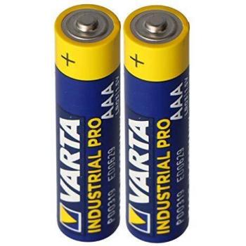 Baterías Alcalinas Varta AAA Industrial Pro 1.5V 1260mAh - Paquete de 2 Piezas