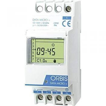 Orbis Data Micro Plus 230 V Interruptor horario Digital de Distribuidor, OB172012N