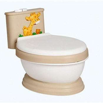 Happy Way - Orinal musical con tapa y cisterna jirafa beige