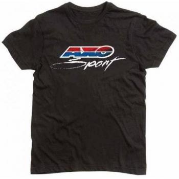 Axo Casual camiseta Trans Am, color Negro/Azul/Rojo, talla L