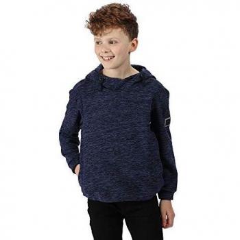 Regatta Keyon - Forro polar con capucha para niños, Unisex niños, Forro polar., RKA269 540C11, azul marino, L