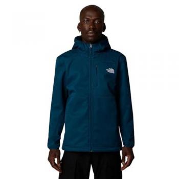 Chaqueta Softshell con Capucha The North Face Quest para Hombre - Negro Puro, Verde, Azul y Petrol oscuro (M)