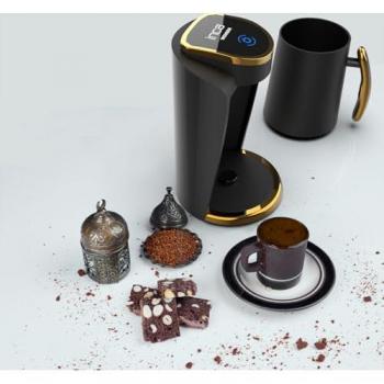 Cafetera Turca Eléctrica Inca IKM-01 0,25 L 400W Negra y Oro con Control Táctil