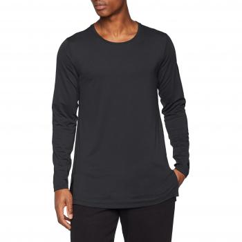 NIKE M Nk Top LS Fttd Utility Camiseta, Hombre, Negro, M