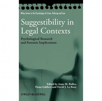 Libro de tapa dura Sugeribilidad en Contextos Legales por Ridley