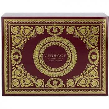 Versace Crystal Noir Gift Set: Eau de Toilette 50ml/1.7oz + Shower Gel 50ml/1.7oz + Body Lotion 50ml/1.7oz