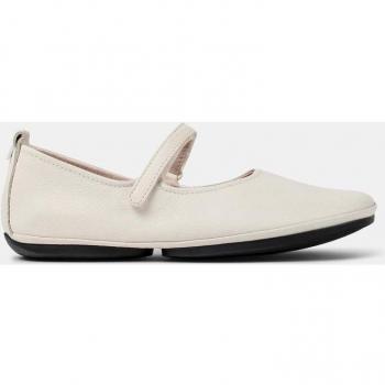CAMPER Right - Women's White Smooth Leather Ballerinas in size 40 and size 9