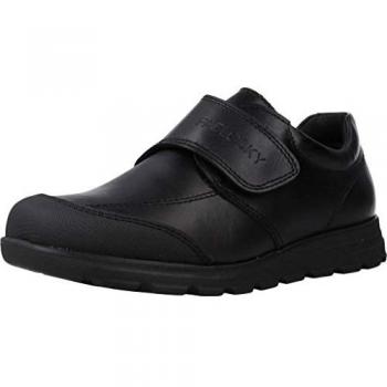Zapato Colegial Unisex Pablosky 334510/334520, Negro y Azul, Talla 39