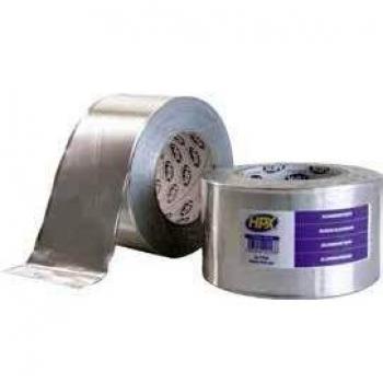 Cinta de sellado de aluminio Deltafix 10 m x 20 mm, con recubrimiento galvanizado y alta resistencia
