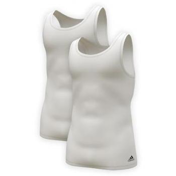 Camiseta de tirantes adidas Active Flex Cotton para hombre, pack de 2, color sólido, sin mangas, talla XL