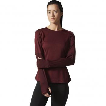 adidas Tko Lng Sl W Camiseta, Mujer, Rojo