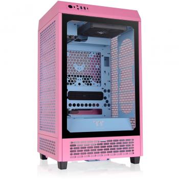 Caja Thermaltake The Tower 200 Bubble Pink Mini-ITX 2xUSB 3.0 Sin Fuente Rosa