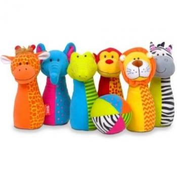 Fiesta Crafts-T-2672 Set de Bolos Selva, Multicolor
