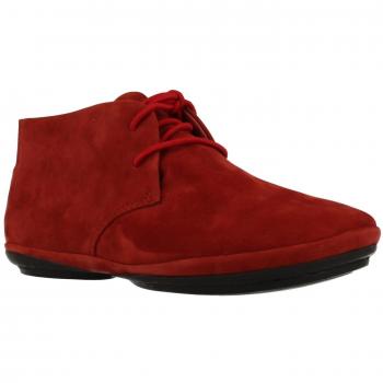 CAMPER Right - Women's Red Suede Ankle Boots, Size 10
