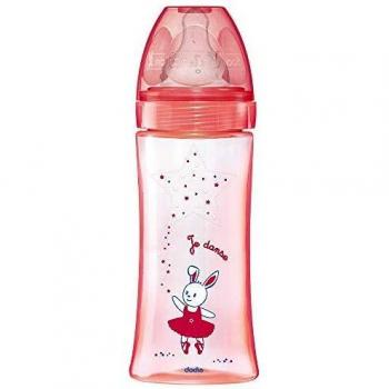 Biberón Dodie Initiation+ Anti-Cólicos 330ml Rosa Bailarina +6 Meses