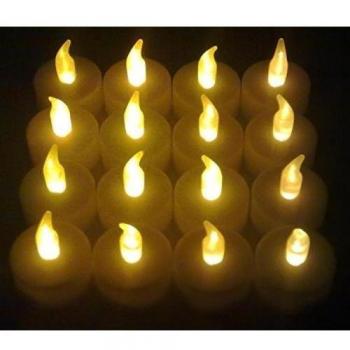 luz de té LED Velas pieza Incluye Pilas, iluminación titilante), color blanco, hillf - 