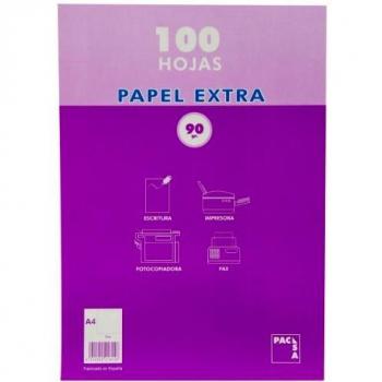 Pacsa - Paquete de 100 Hojas Lisas, tamaño A4, Color Blanco