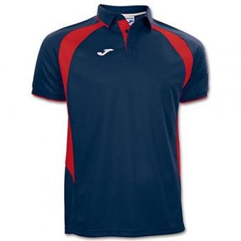Joma Champion III Camiseta Polo, Hombres, Marino-Rojo-306, 3XS