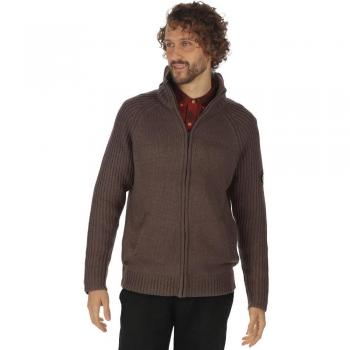 Regatta Mens Kaeden Acrylic Knitted Full Zip Casual Walking Jumper