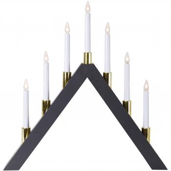 Star 266 – 51 – Iluminación decorativa, madera, gris, 53 x 6,5 x 52,5 cm