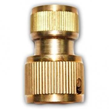 Conector de Manguera de Latón Rosca Hembra - Hembra 3/4
