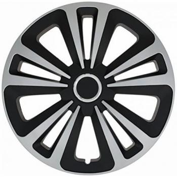 Juego de tapacubos Terra Mix Plata / Negro 13 Pulgadas