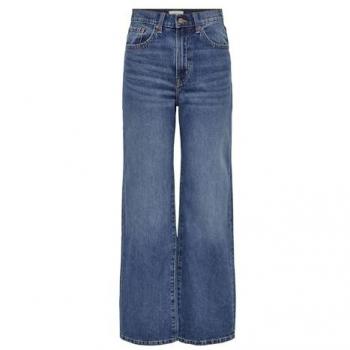 Only Women's Wide Straight Jeans Onlhope ADD465 Blue Size W30 L34