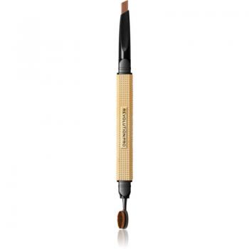 Revolution Pro Lápiz de Cejas Doble Rockstar Tono Soft Brown 0,25 g con cepillo integrado