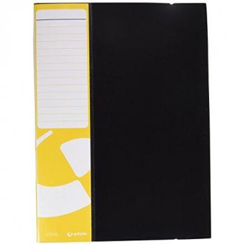 Carpeta de fundas Grafoplás - Lomo personalizable - PP - Folio - 60 fundas - Color negro