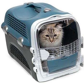 Catit Pet Cabrio Transportín Azul, Blue Grey