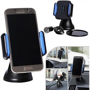 Xtra-Funky Serie Inalámbrico Qi En-Coche Titular del Teléfono / Cargador de Escritorio Soporte con el USB Cargador Adaptador y el Cable de Carga Micro-B 1 metro para los Teléfonos Móviles, PDAs, Navegadores por Satélite y más!