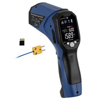 PCE-895 Dual Laser Infrared Digital Thermometer 60:1 with Adjustable Emissivity and Fast Response