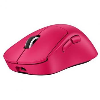 Ratón gaming inalámbrico Logitech G PRO X SUPERLIGHT 2 DEX, 60g, sensor HERO 2 de 32.000 DPI, Lightspeed, batería de 95h - Rosa
