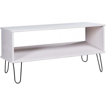 New York White Solid Pine Wood Coffee Table