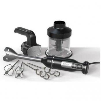 Batidora de mano 3 en 1 Ninja con Vaso Medidor y Cuchilla de Acero Inoxidable