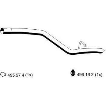 Tubo de Escape ERNST 314503 - Tuyau de Escape 850 Trasero
