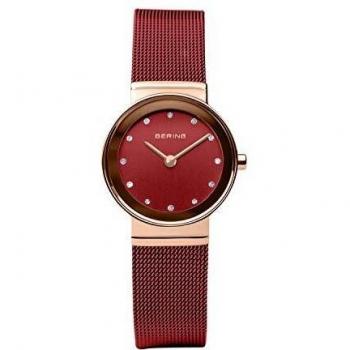 BERING Women Analog Quartz Classic Collection Watch with stainless steel Strap and Sapphire Crystal 10126-363