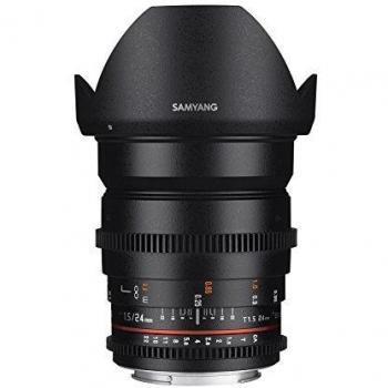 Objetivo Samyang 24mm VDSLR T1.5 ED AS IF UMC para montura Sony A