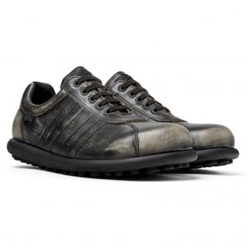 Camper Pelotas Men's Smooth Leather Sneakers - Grey, Size 7 US (40 EU)