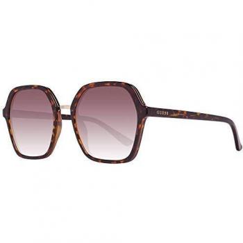 Guess GU7557 Oversized Dark Havana Sunglasses - 52F, Women’s Fashion Eyewear