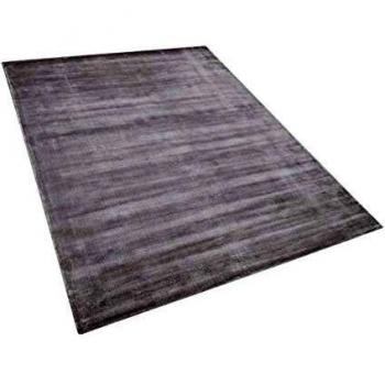 Alfombra de Viscosa Gris Claro 160 x 230 cm Pelo Corto Modelo Gesi II