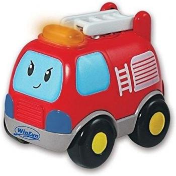 Camioncito bomberos infantil conducción divertida luz y sonidos 1153