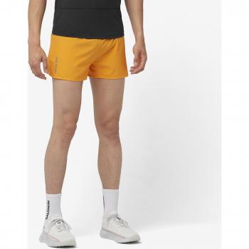 Salomon - Short de hombre Cross 3'' Amarillo (XS)