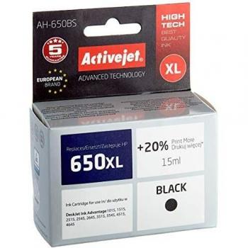 Cartucho de Tinta Compatible Negro Activejet AH-650BS Premium 15 ml