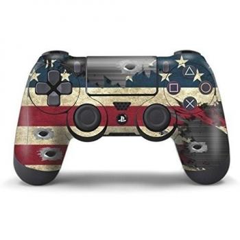Juego de skin para un mando, diseño de Battle Torn Stripes [PlayStation 4]