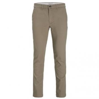 Pantalón Chino Beige Slim Fit de Algodón Elástico con Bolsillo Francés para Hombre Jack & Jones Modelo 12174307