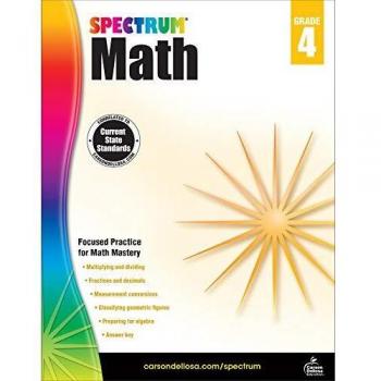 Spectrum Math Workbook, Grade 4