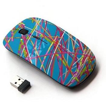 Hypernova J2.4G Ratón móvil portátil inalámbrico Ratones ópticos con receptor USB, 3 botones para po