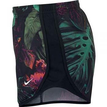 Nike G NK Dry Tempo AOP1 Pantalones Cortos de Deporte, Niñas, Black/Black/Black/White, M
