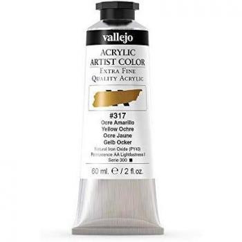 Vallejo Acrylic Artist Color 16317 Yellow Ochre